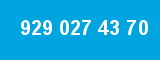 929 027 43 70
